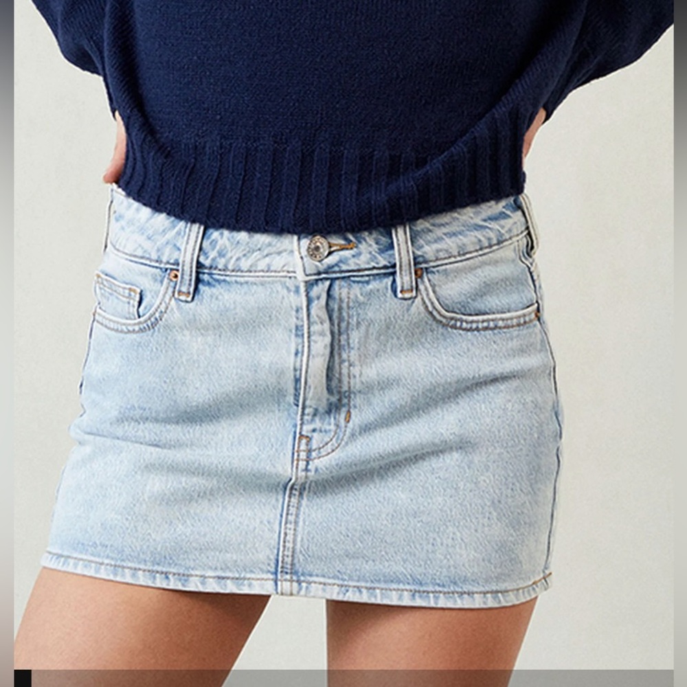 Denim Mini Skirt